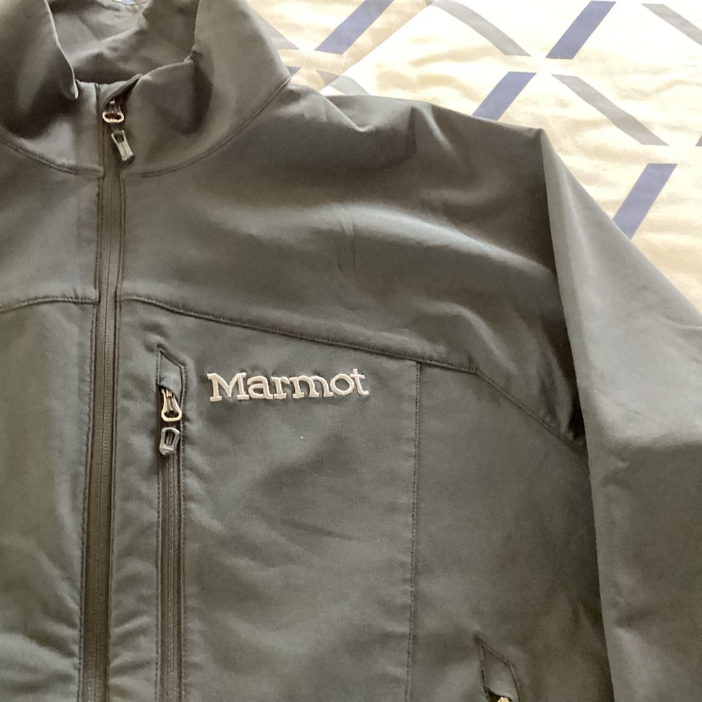 Marmot Black Hooded Jacket